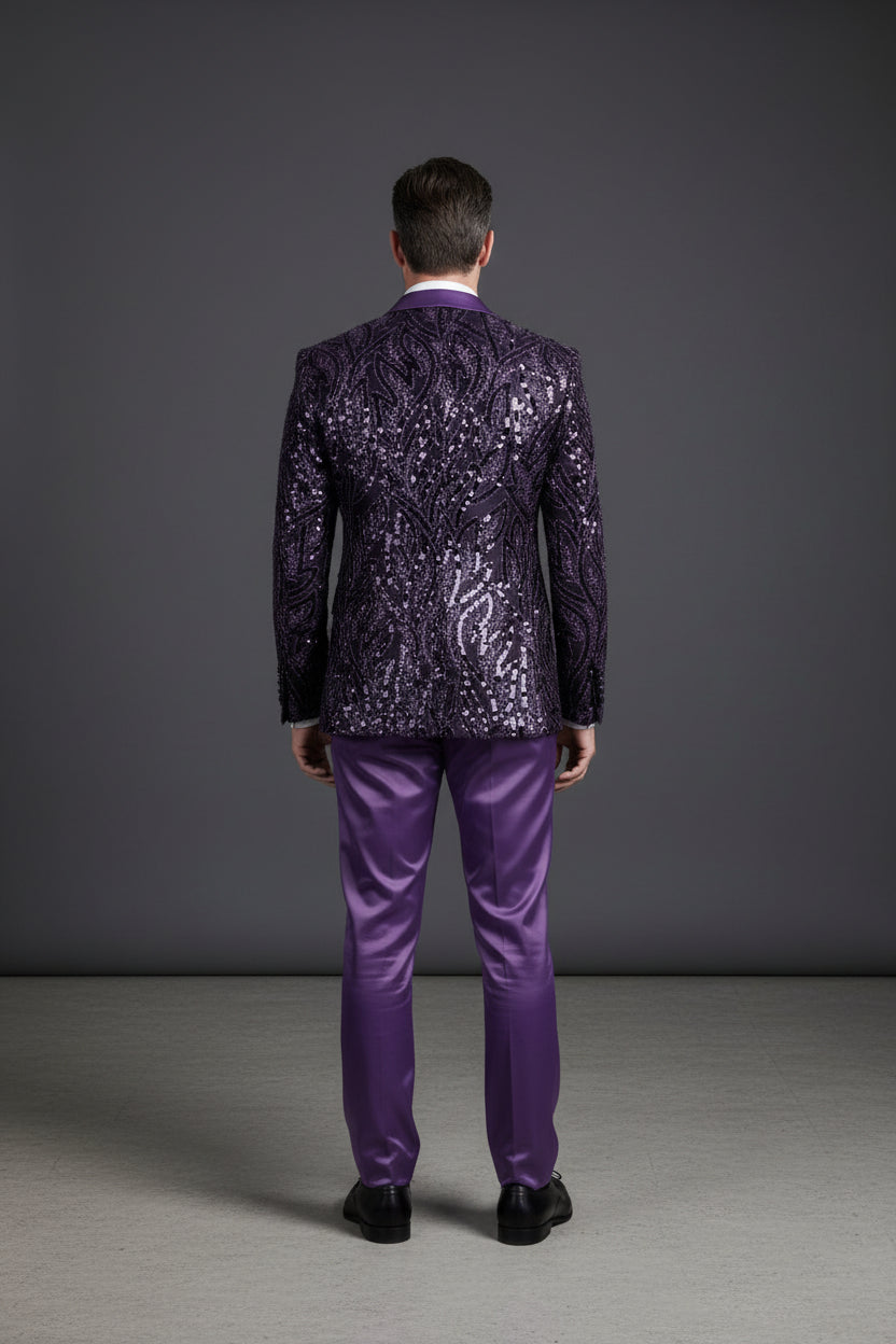 Collins Sequin Blazer - Luxury Embellished Formal Jacket