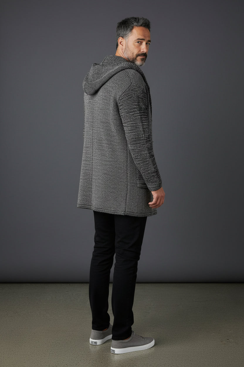 Urban Knit Hooded Cardigan