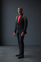 Vercini Rhinestone Masterpiece Men's Blazer