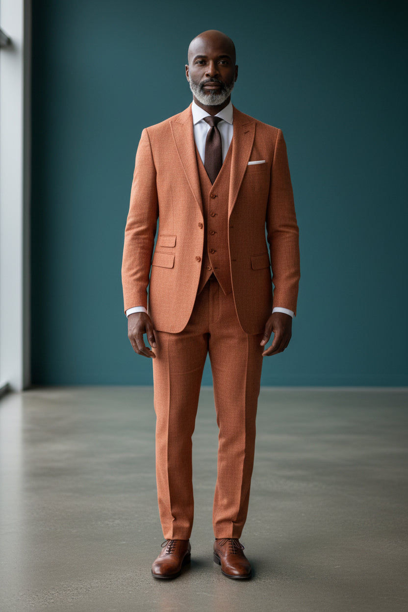 Virant High-Quality 3-Piece Textured Suit