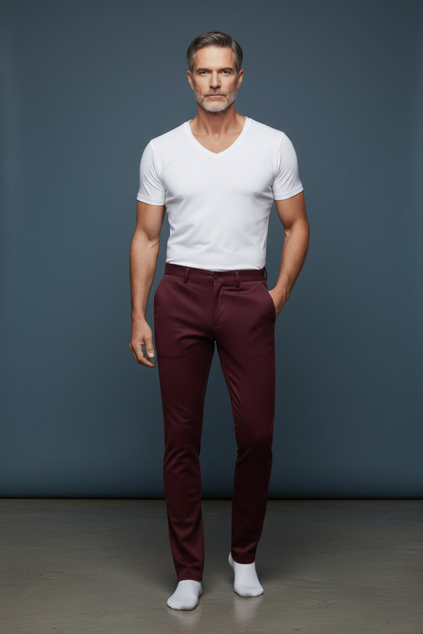 Vercini Premium Cotton Chinos - Luxury Men's Dress Pants