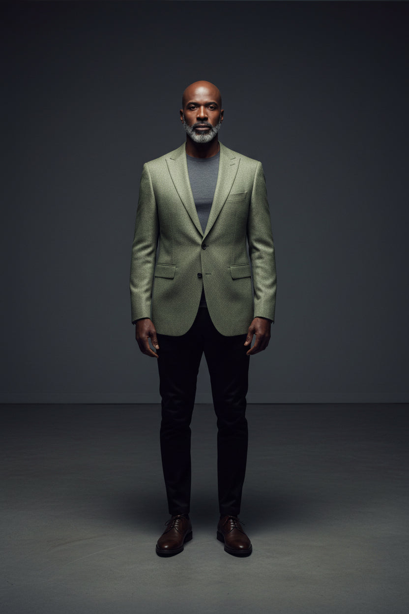 Sagebrush Textured Blazer | Premium Menswear