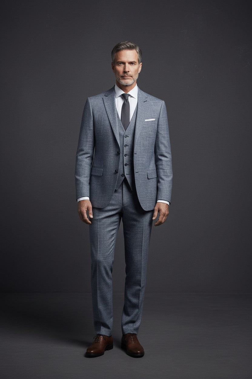 Daniel Rosso Three-Piece Suit | Premium Italian-Inspired Tailoring