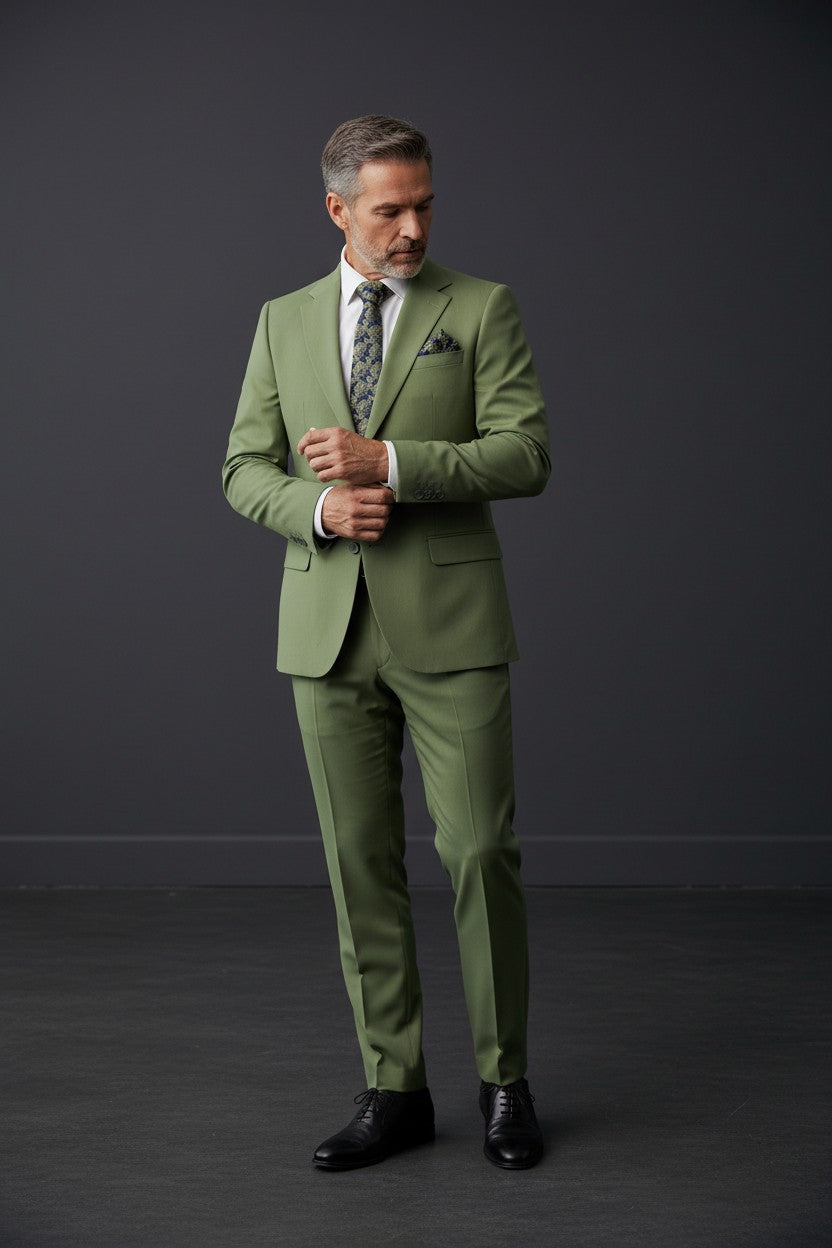 Modern Stretch Two-Piece Suit