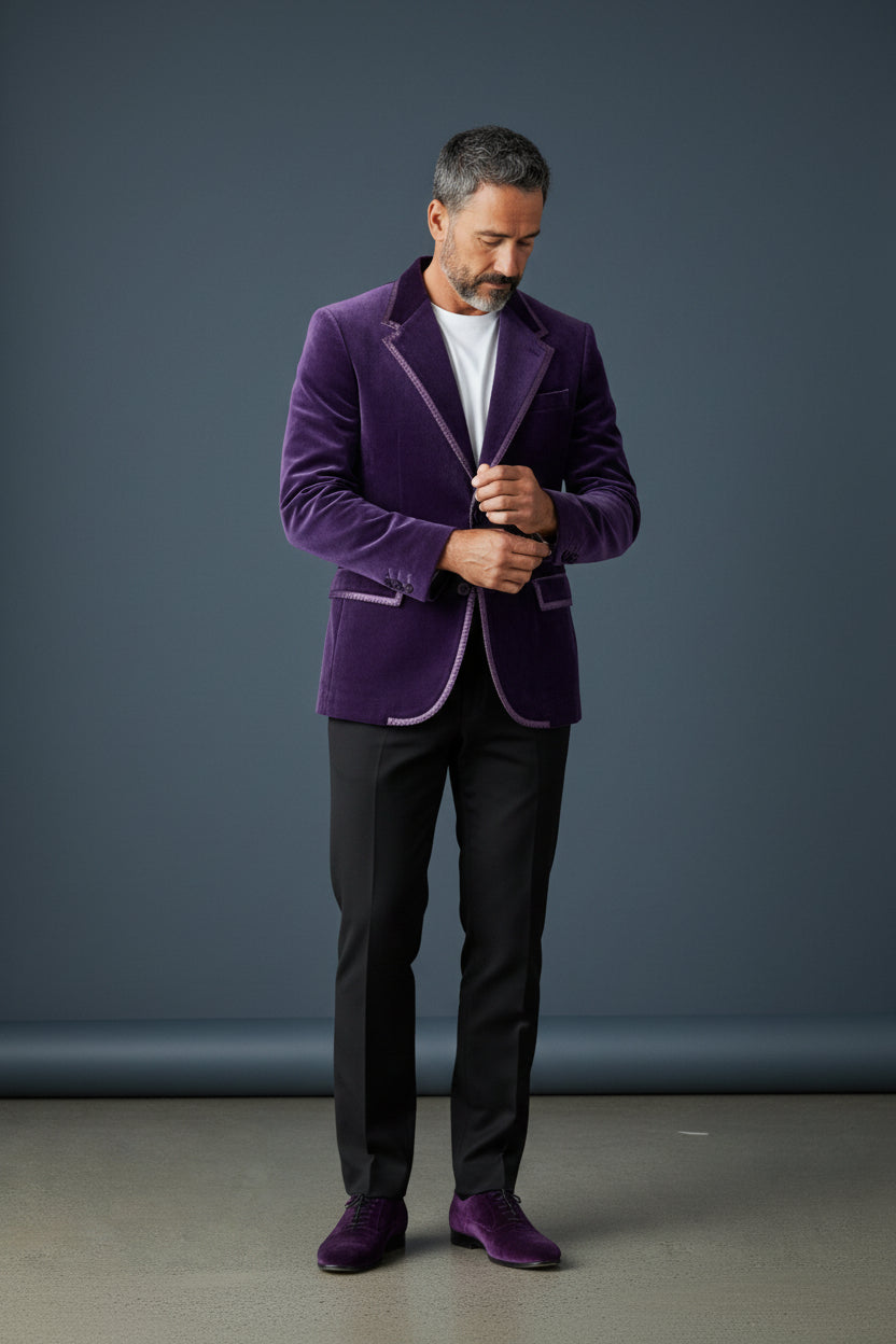 Velvet Blazer Collection: Vercini Men's Luxury Evening & Tuxedo Jackets