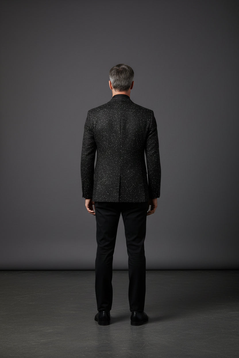 Luxury Texture Blazer – Vercini Slim Fit Edition
