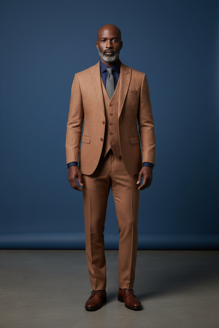 Virant High-Quality 3-Piece Textured Suit