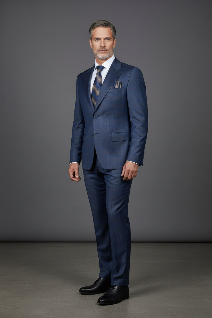 Vercini Boston Premium Wool Two-Piece Suit – Tailored Luxury Formalwear