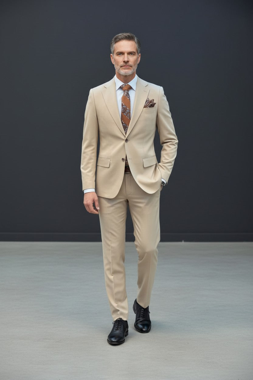 Modern Stretch Two-Piece Suit
