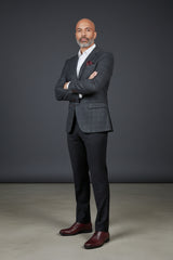 The Vercini Azure Windsor Jacket blends modern elegance