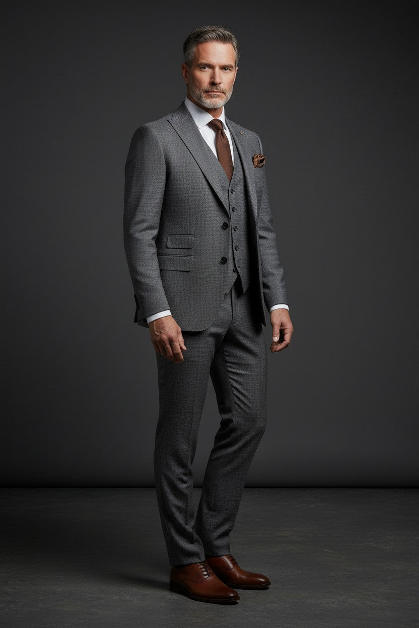 Three-Piece Dot Suit – Premium Tailored Menswear | Vercini