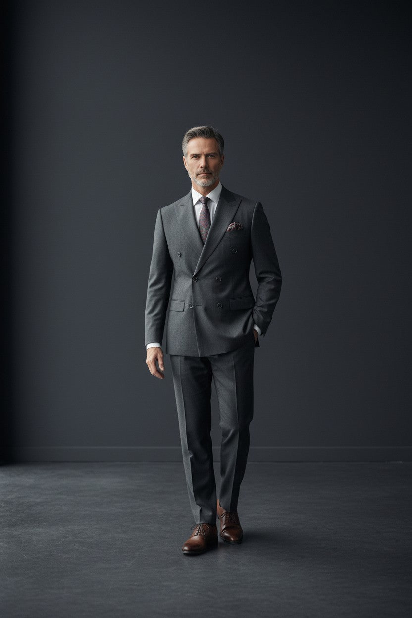 Vercini Metropolitan Double-Breasted Suit