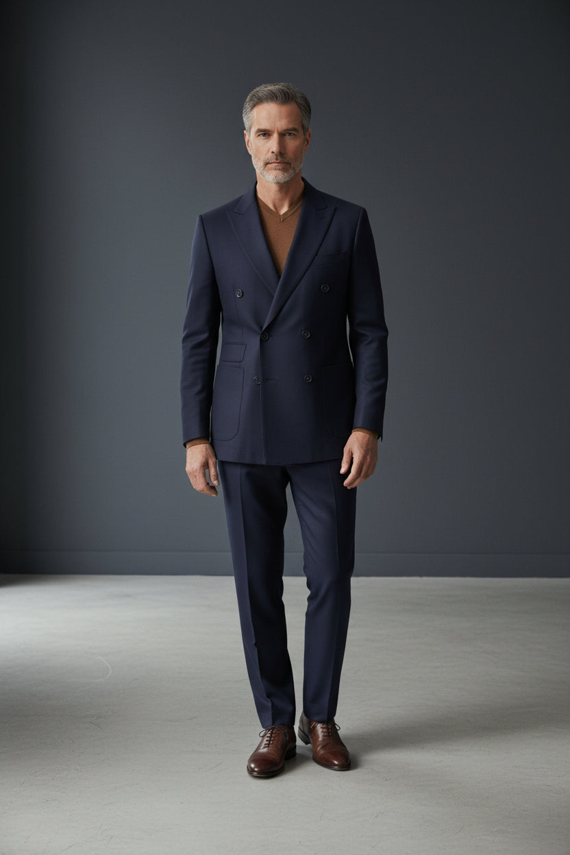 Timeless Double-Breasted Jacket – Classic Elegance & Sophistication"