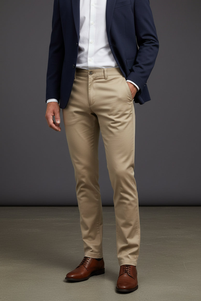 Vercini Premium Cotton Chinos - Luxury Men's Dress Pants
