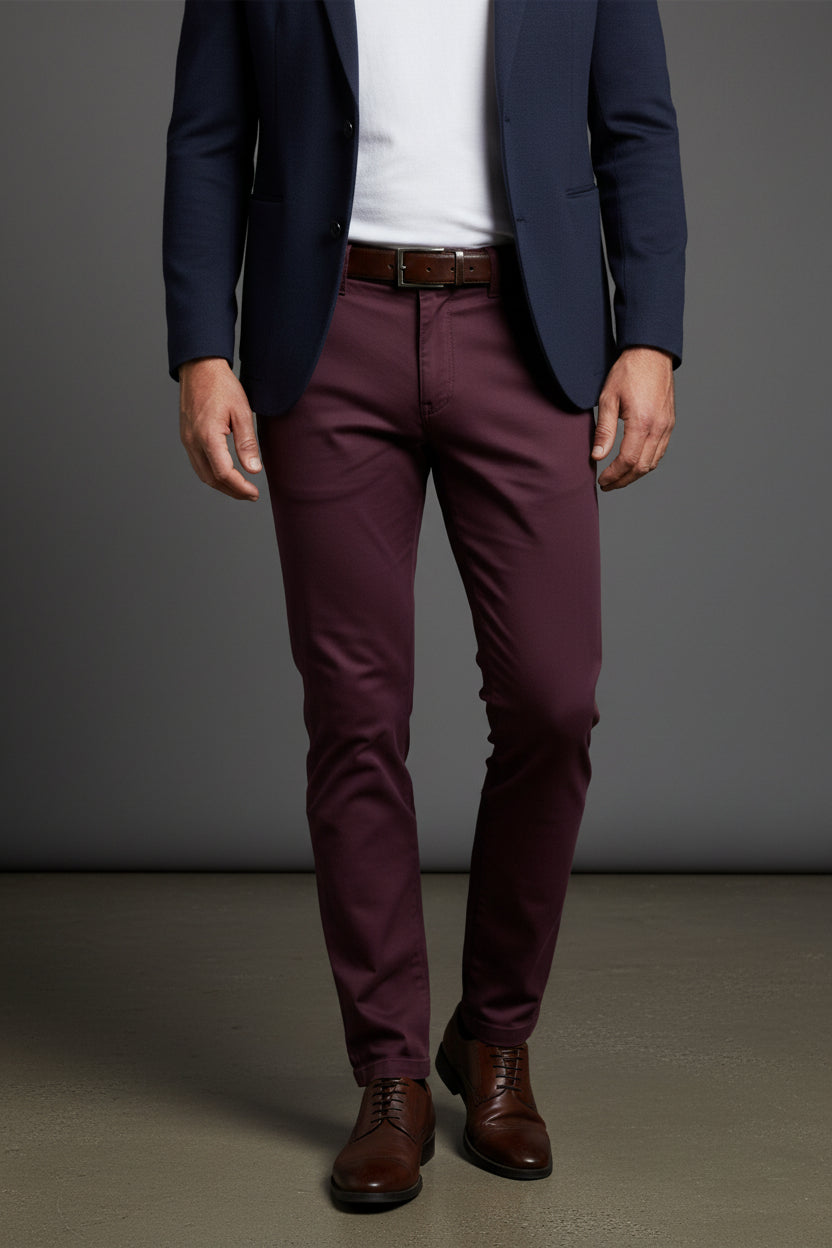 Vercini Premium Cotton Chinos - Luxury Men's Dress Pants