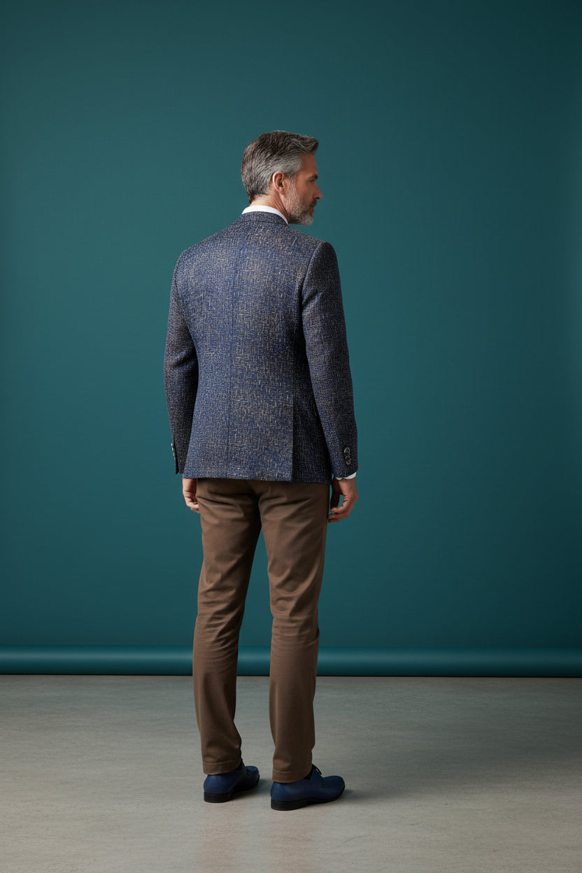 Vercini Premium Textured Elegance Blazer
