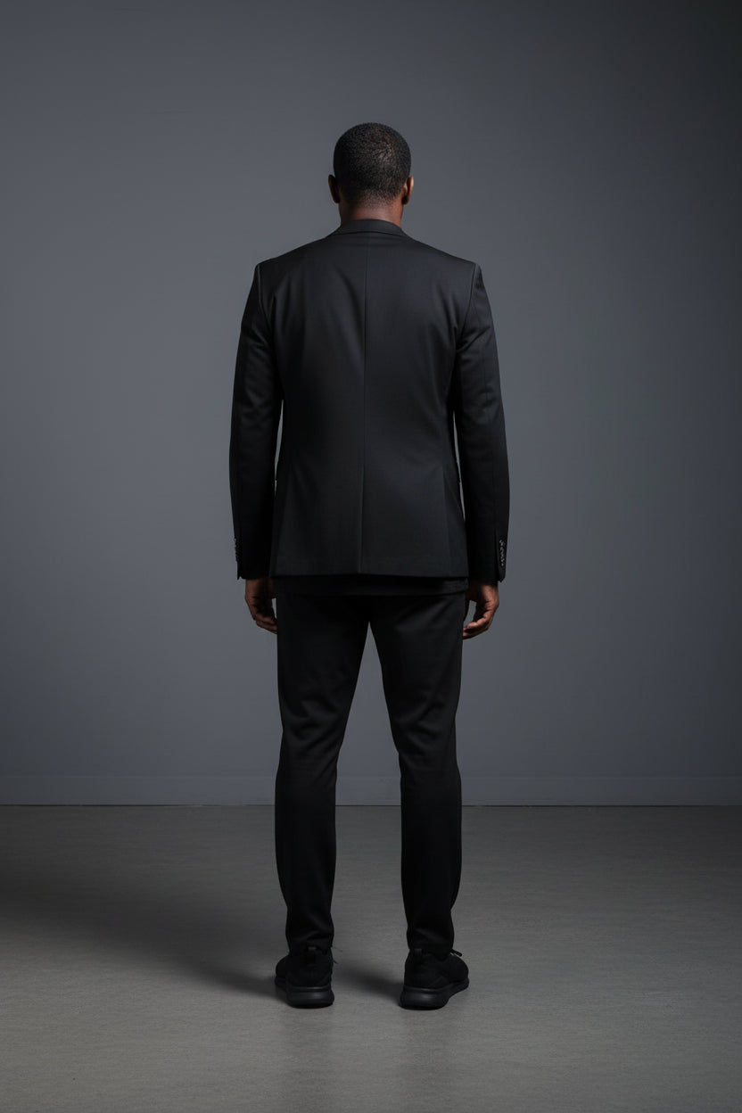 Navy Blue Tailored Sport Coat - Modern Fit