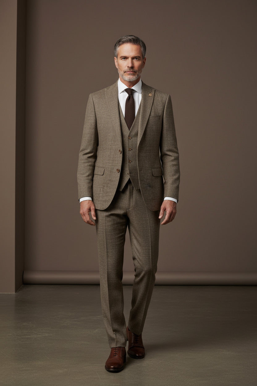 Virant High-Quality 3-Piece Textured Suit