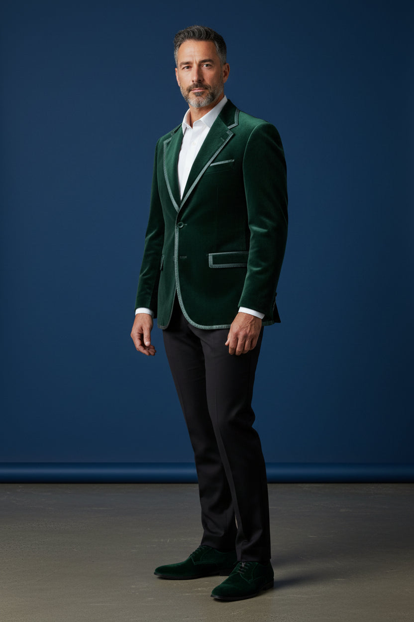 Velvet Blazer Collection: Vercini Men's Luxury Evening & Tuxedo Jackets