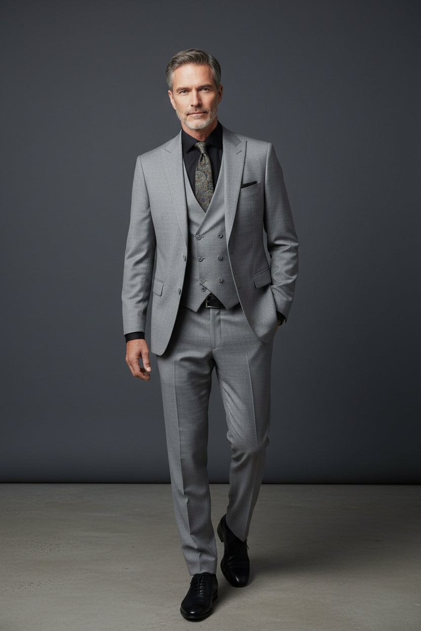 Crystal-Embellished Tailored Suit – M762