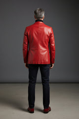 Vercini Premium Leather Blazer