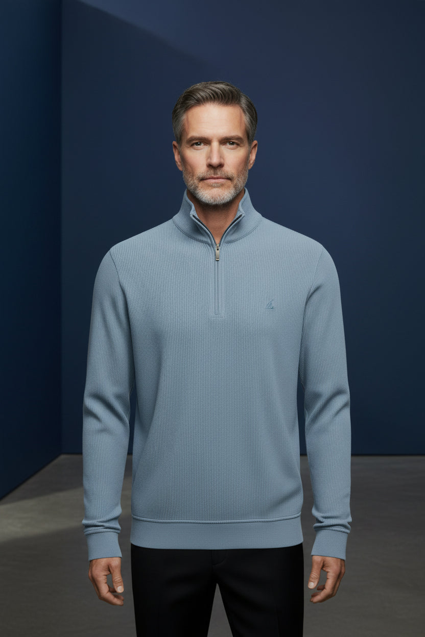 Vercini Premium Tan Quarter-Zip Pullover
