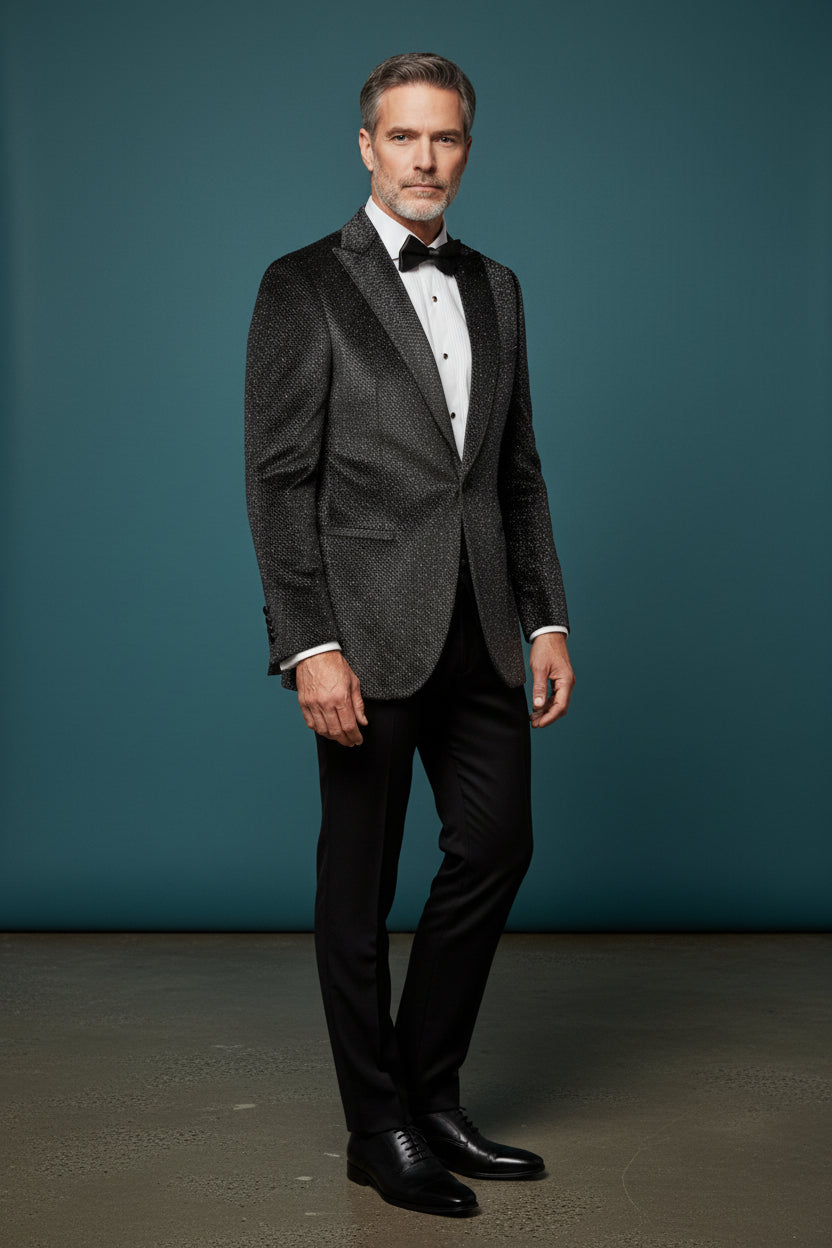 Black & Silver Shimmer Tuxedo