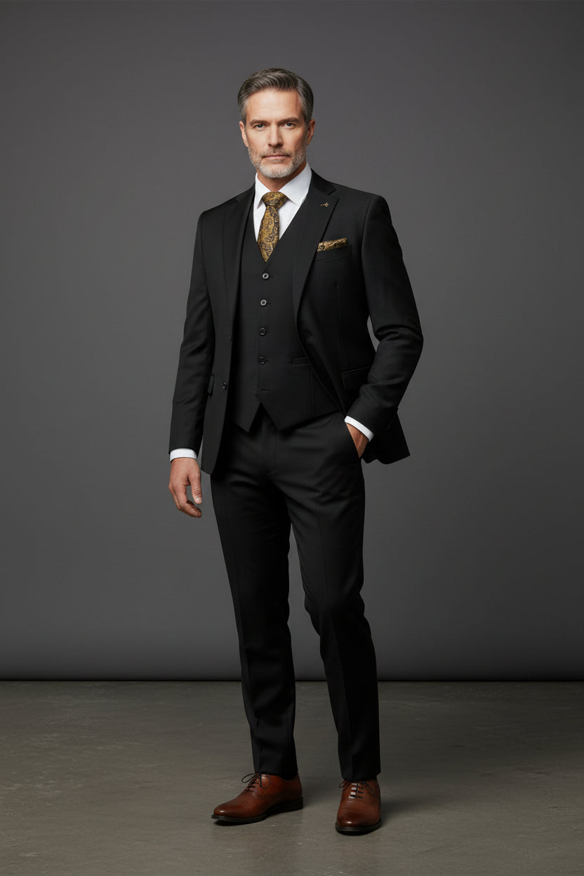 Timeless Three-Piece Suit – Classic Style, Fine Craftsmanship