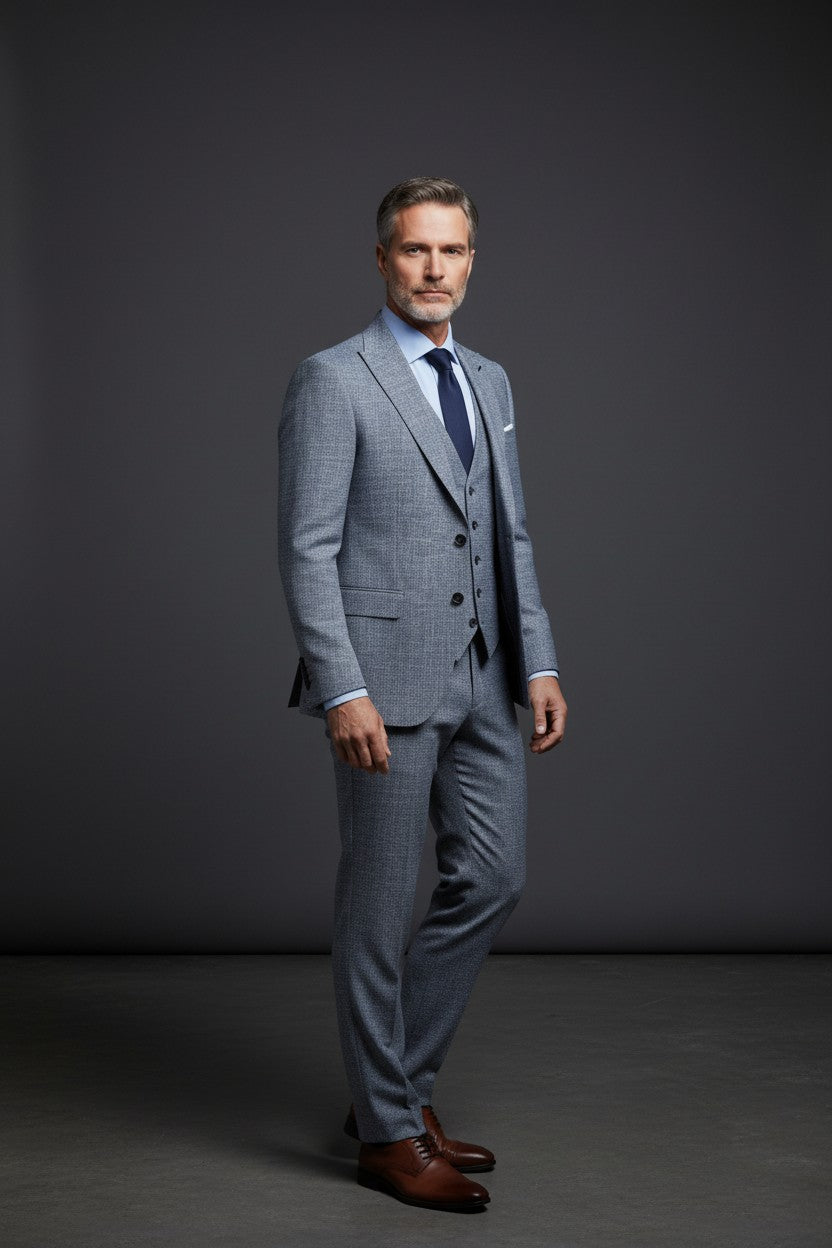 Daniel Rosso Three-Piece Suit | Premium Italian-Inspired Tailoring