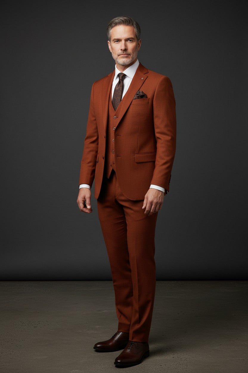 Three-Piece Dot Suit – Premium Tailored Menswear | Vercini