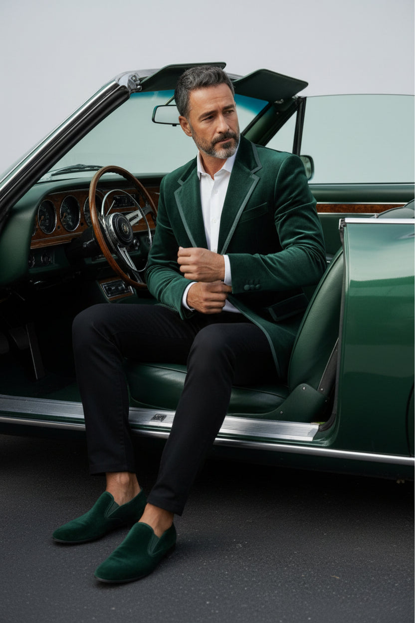 Velvet Blazer Collection: Vercini Men's Luxury Evening & Tuxedo Jackets