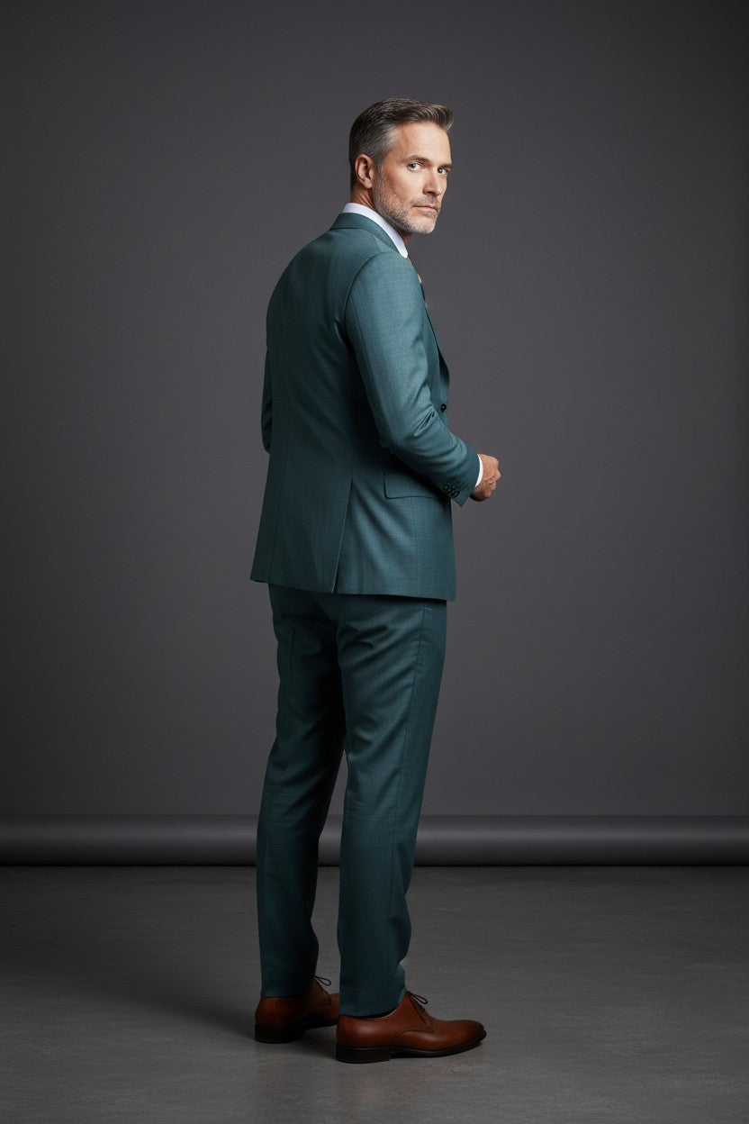 Vercini Verde Monaco 3-Piece Suit