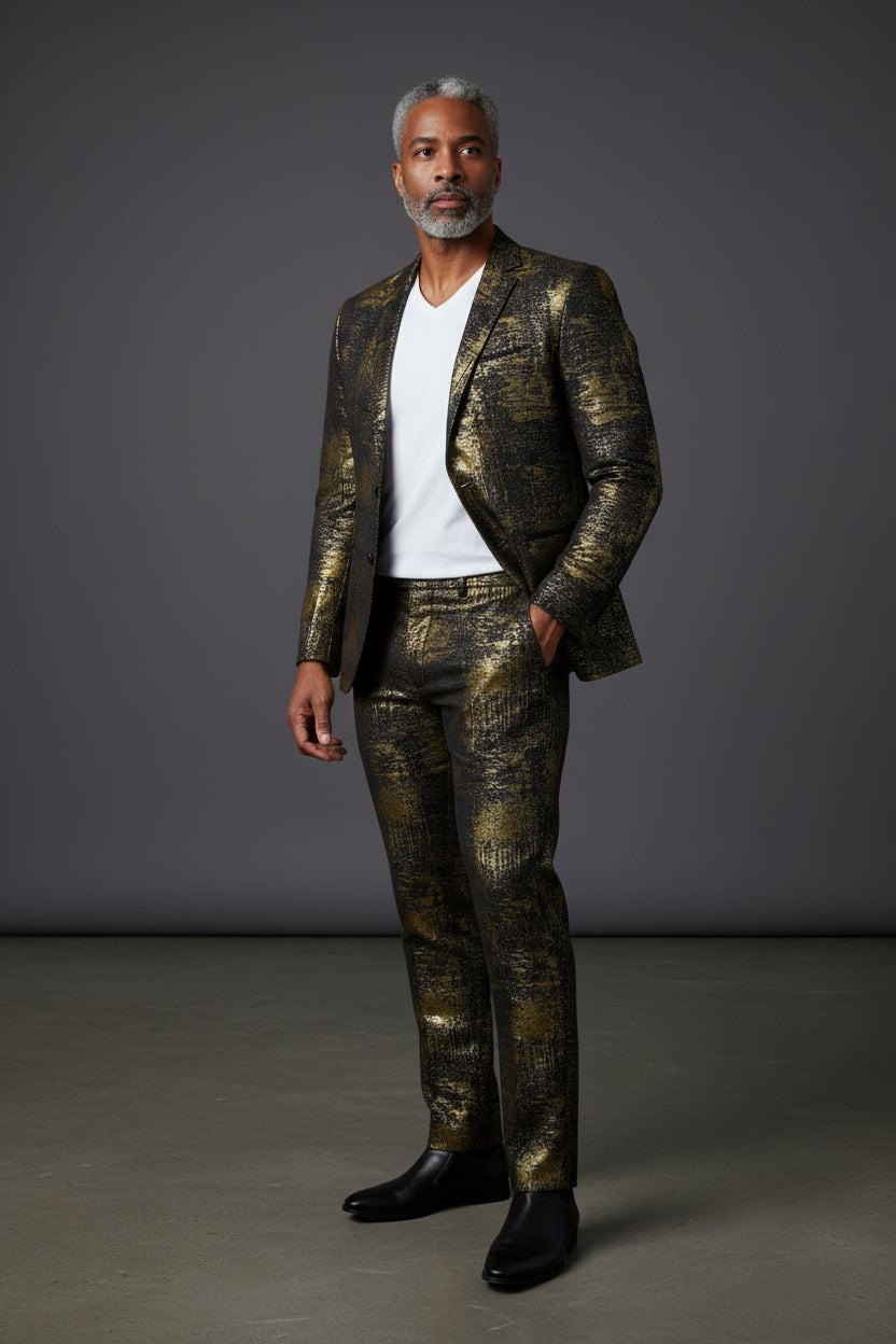 Foiled Detailed Blazer