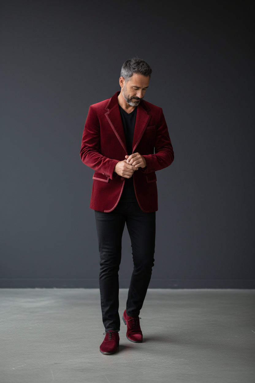 Velvet Blazer Collection: Vercini Men's Luxury Evening & Tuxedo Jackets