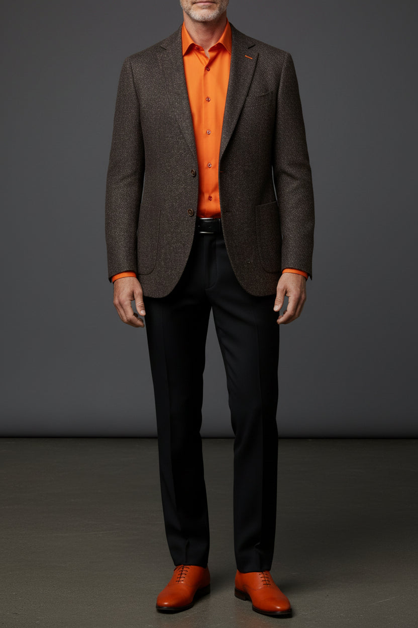 KNITED DECONSTRUCTED WOOL SPORT JACKET