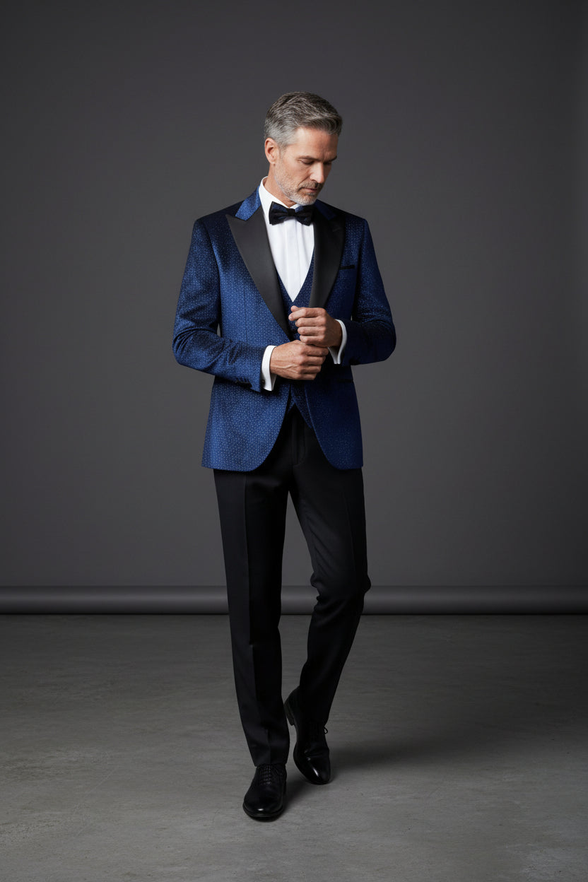 Velvet Shimmer Tuxedo - Premium Formal Suit