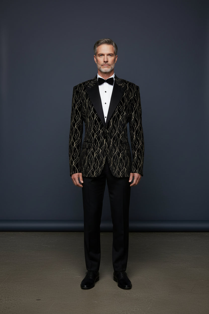 Gold Vercini Blazer | Premium Men's Blazer | Vercini