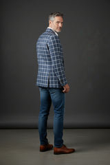 Vercini Regal Grid Men's Blazer