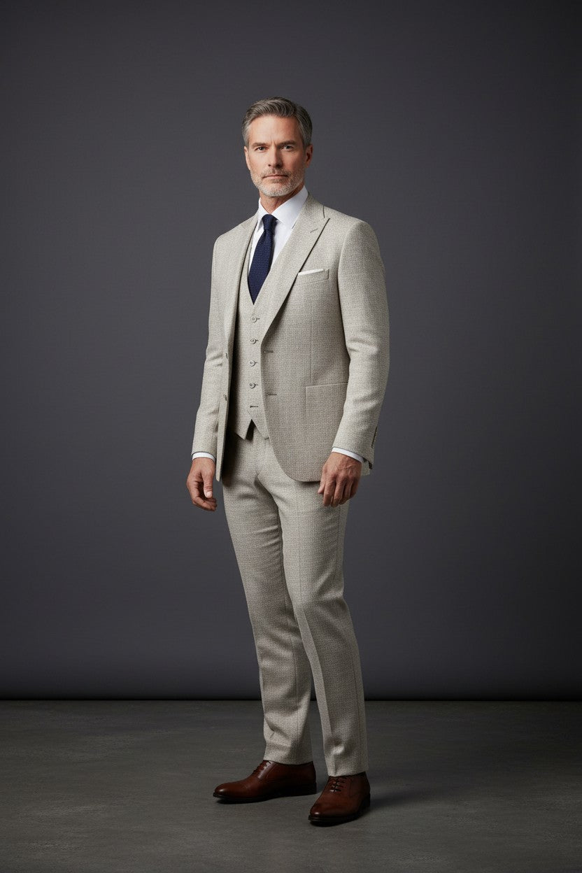 Daniel Rosso Three-Piece Suit | Premium Italian-Inspired Tailoring