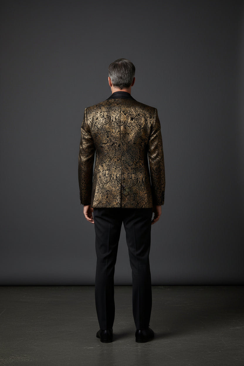 Gold Vercini Blazer | Premium Men's Blazer | Vercini