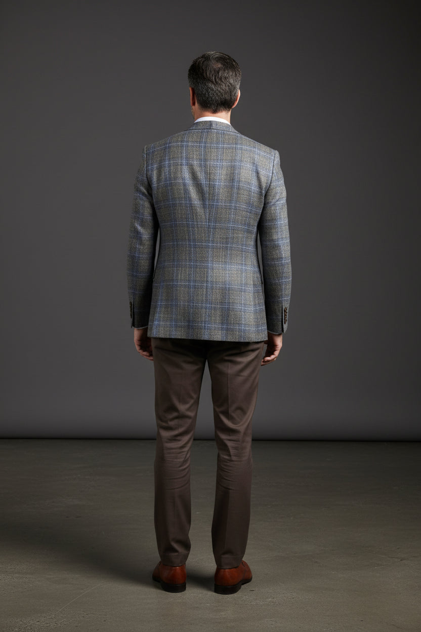 Vercini Smoky Glen Plaid Jacket
