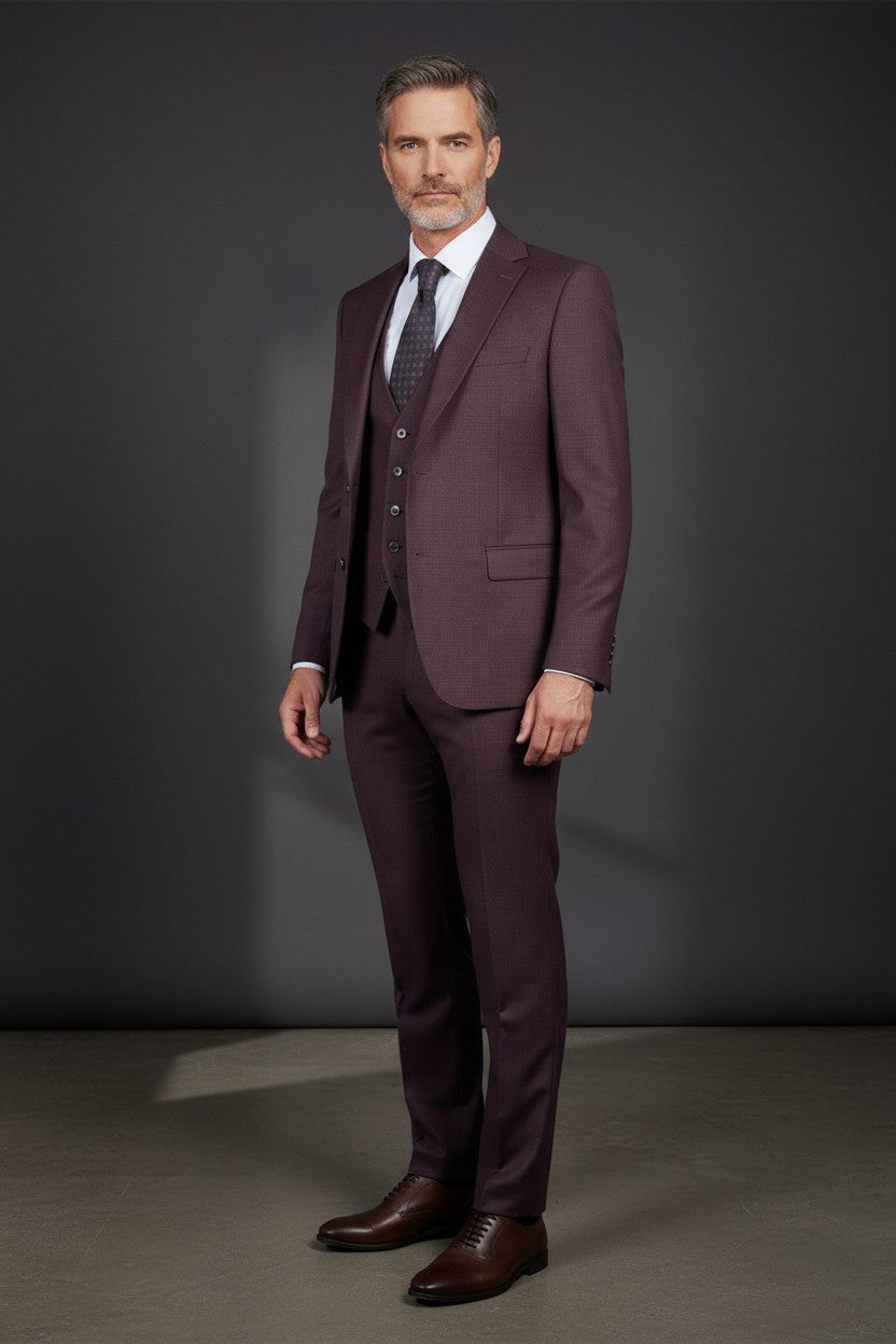 Three-Piece Dot Suit – Premium Tailored Menswear | Vercini