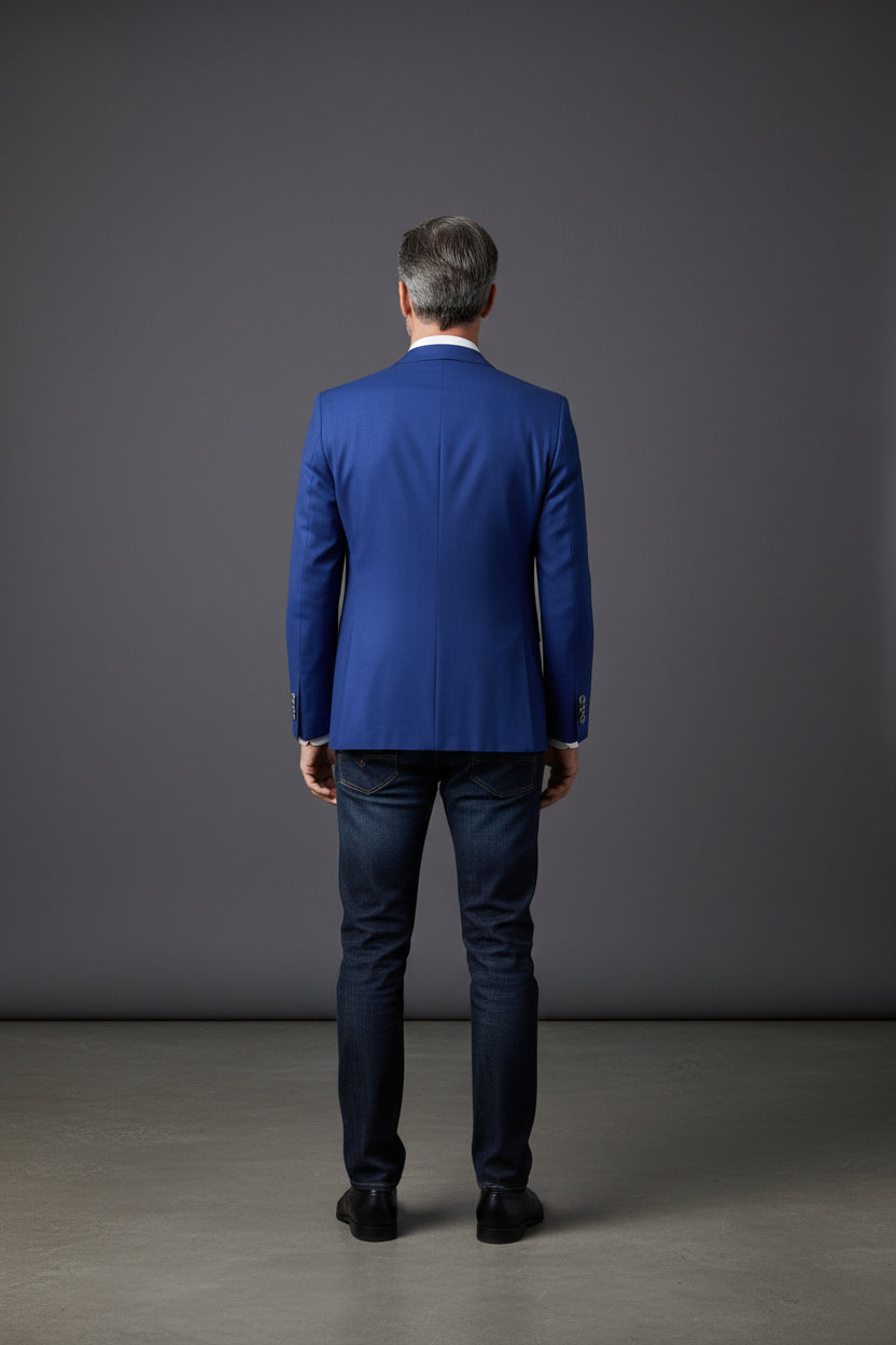 Azure Elegance & Midnight Poise Blazers