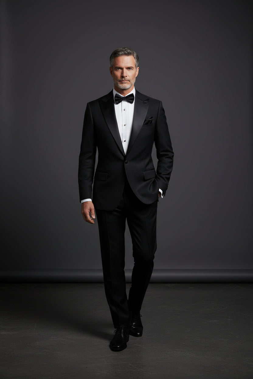 Timeless BLACK 3 PC Classic Tuxedo – Fine Elegance & Sophisticationh