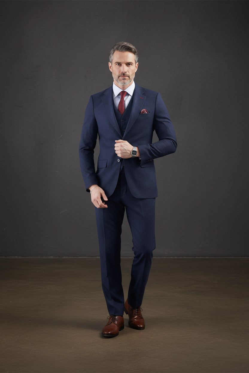 Tailored for Success: A Modern 3-Piece Suit