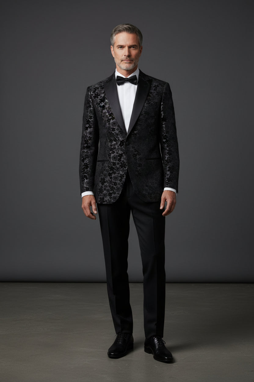 Vercini Floral Elegance Tuxedo