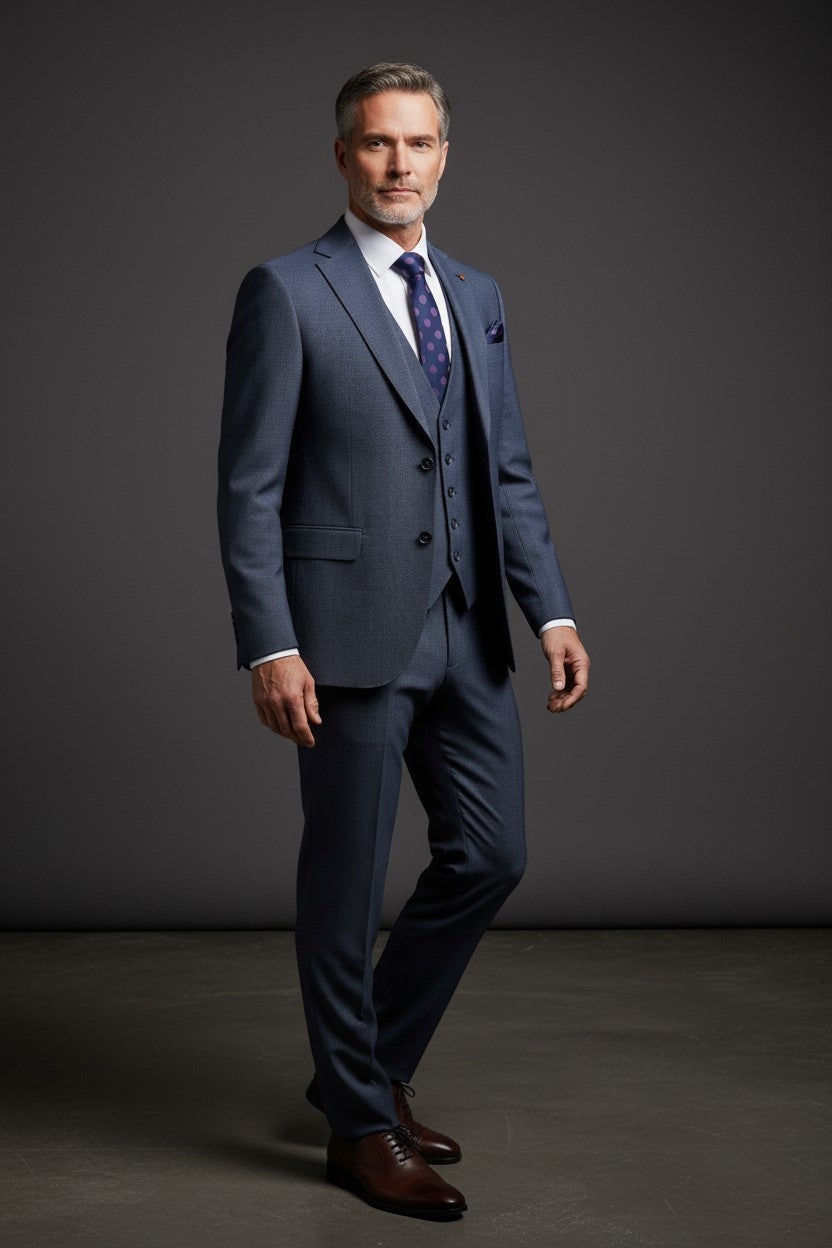 Three-Piece Dot Suit – Premium Tailored Menswear | Vercini