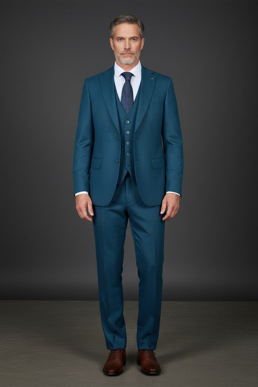Three-Piece Dot Suit – Premium Tailored Menswear | Vercini