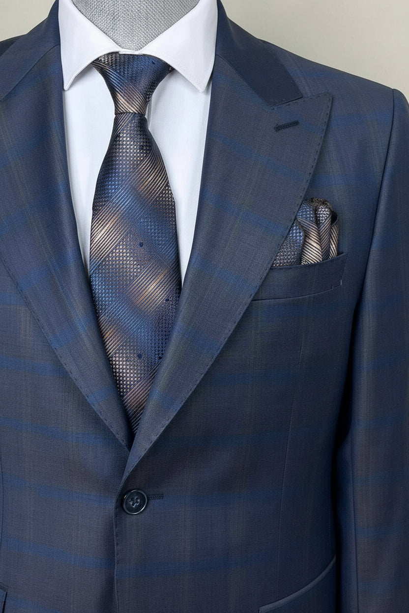 Vercini Boston Premium Wool Two-Piece Suit – Tailored Luxury Formalwear