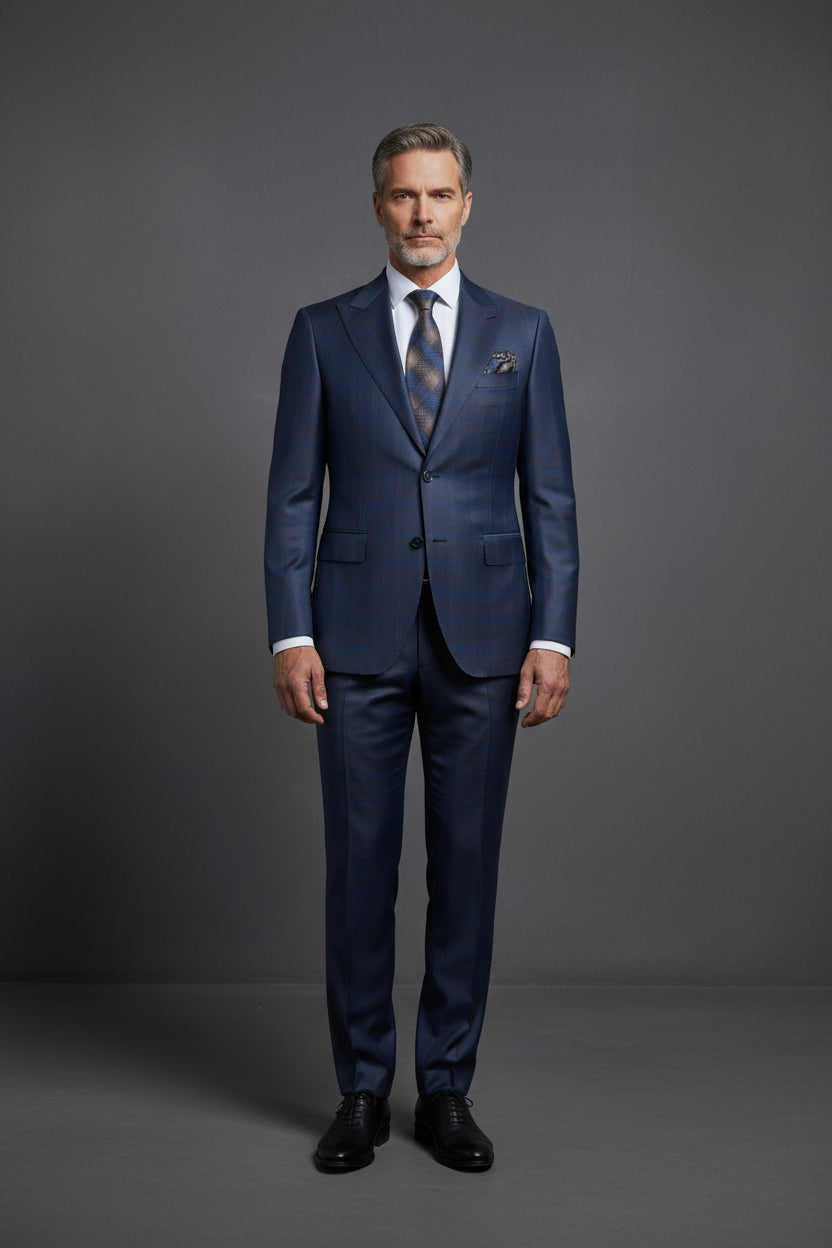 Vercini Boston Premium Wool Two-Piece Suit – Tailored Luxury Formalwear